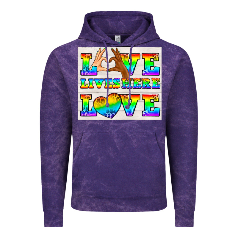 Western Lgbtq+ Love Lives Here Tumbler Vintage Hoodie by BundleAndBundleShop | Teevron
