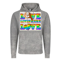 Cloud Rock Western LGBTQ+ Love Lives Here Tumbler Vintage Hoodie - BundleAndBundleShop