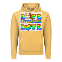 Vintage Mustard Western LGBTQ+ Love Lives Here Tumbler Vintage Hoodie - BundleAndBundleShop