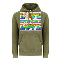 Vintage Olive Western LGBTQ+ Love Lives Here Tumbler Vintage Hoodie - BundleAndBundleShop