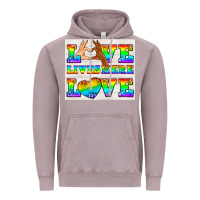 Vintage Zinc Western LGBTQ+ Love Lives Here Tumbler Vintage Hoodie - BundleAndBundleShop
