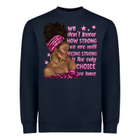 Navy afro woman cancer Heavyweight Sweatshirt - texasbilliewilder