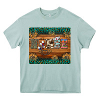 Arona western nurse glitter leopard sunflowers Heavy Core Tee - BarkalooDesign