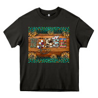 Asphalt western nurse glitter leopard sunflowers Heavy Core Tee - BarkalooDesign
