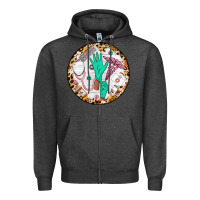 Charcoal Heather nurse coaster Zipper Hoodie - CowGirlArtShop