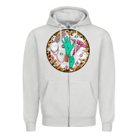 Dove Grey nurse coaster Zipper Hoodie - CowGirlArtShop
