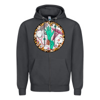 Smoke nurse coaster Zipper Hoodie - CowGirlArtShop