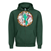 Sports Green nurse coaster Zipper Hoodie - CowGirlArtShop