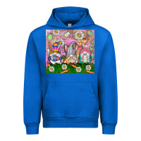 Cobalt easter gnome Urban Hoodie - CowhideDigitalArt