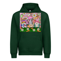 Forest Green easter gnome Urban Hoodie - CowhideDigitalArt