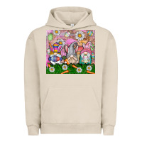 Pigment French Oak easter gnome Urban Hoodie - CowhideDigitalArt