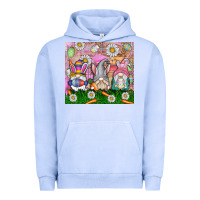 Pigment Grape Ice easter gnome Urban Hoodie - CowhideDigitalArt