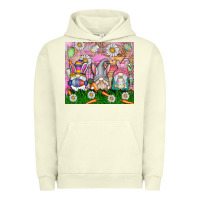Pigment Pistachio easter gnome Urban Hoodie - CowhideDigitalArt