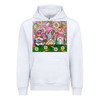 White easter gnome Urban Hoodie - CowhideDigitalArt