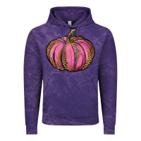 Cloud Purple leopard cancer pumpkin Vintage Hoodie - RanaPortraitStore
