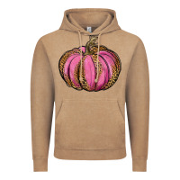 Leopard Cancer Pumpkin Vintage Hoodie | Teevron