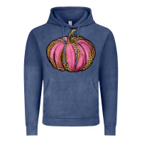 Vintage Denim leopard cancer pumpkin Vintage Hoodie - RanaPortraitStore