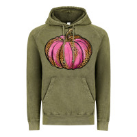 Vintage Olive leopard cancer pumpkin Vintage Hoodie - RanaPortraitStore