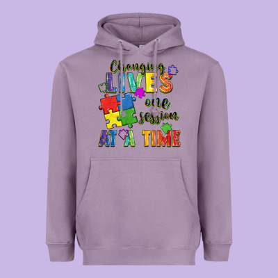 Changing Lives One Session At A Time Heavyweight Hoodie Designed By Fadigitalartstudio