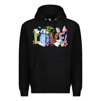 Black Love Nurse Easter Premium Hoodie - OliviaCreatesArt