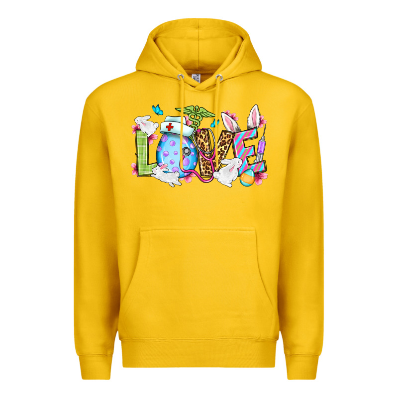 Love Nurse Easter Premium Hoodie by OliviaCreatesArt | Teevron