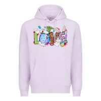 Lilac Love Nurse Easter Premium Hoodie - OliviaCreatesArt
