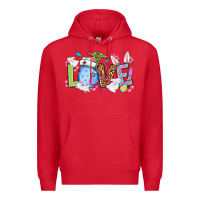 Red Love Nurse Easter Premium Hoodie - OliviaCreatesArt