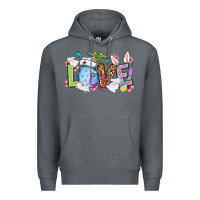 Rock Love Nurse Easter Premium Hoodie - OliviaCreatesArt