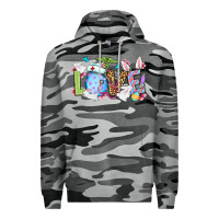 Slate Camo Love Nurse Easter Premium Hoodie - OliviaCreatesArt