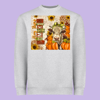 Fall Hay There Pumpkin Heavyweight Sweatshirt Designed By Texasbilliewilder