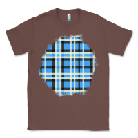 Chestnut Winter Tartan Patch Classic Tee - BundleAndBundleShop
