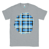 Heather Grey Winter Tartan Patch Classic Tee - BundleAndBundleShop