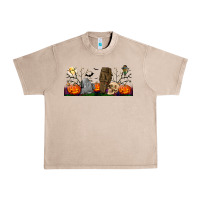 French Oak headstone and coffin lebbey glass Urban Heavy Tee - BundleAndBundleShop