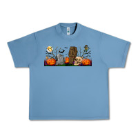 Pebble Blue headstone and coffin lebbey glass Urban Heavy Tee - BundleAndBundleShop