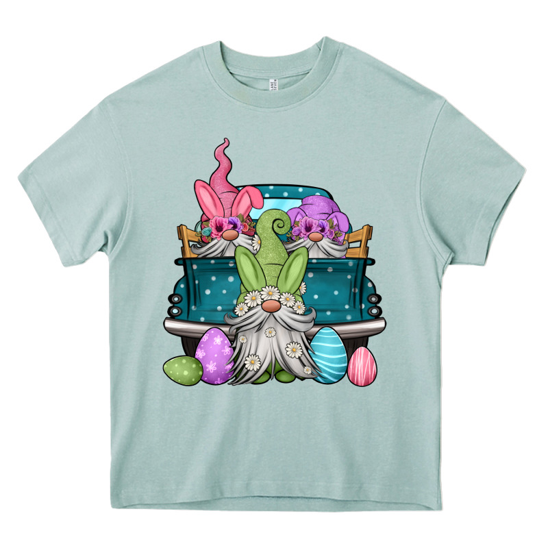 Easter Gnomes Farm Truck Heavy Core Tee by Jasminsmagicworld | Teevron