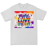 Dove Grey more love less hate tumbler Premium Tee - JahusDesignShop