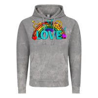 Cloud Rock Western LGBTQ+ Love Rainbow Vintage Hoodie - BundleAndBundleShop