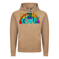 Vintage Coffee Western LGBTQ+ Love Rainbow Vintage Hoodie - BundleAndBundleShop