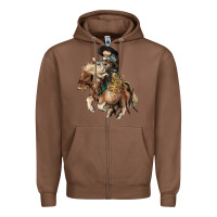 Chestnut Midilli little Cowboy kid rodeo Zipper Hoodie - HowdyJamesFarm