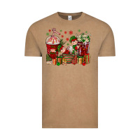 Vintage Coffee Elf Coffee Cups Christmas Vintage Tee - BundleAndBundleShop