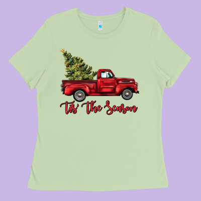 Tis The Season Ladies Tee Designed By Barkaloodesign