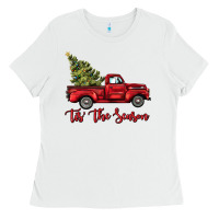 White tis the season Ladies Tee - BarkalooDesign