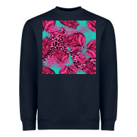Navy breast cancer seamless pattern Heavyweight Sweatshirt - texasbilliewilder