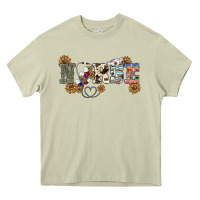 Mossy western nurse Heavy Core Tee - BarkalooDesign
