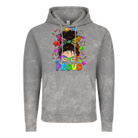 Cloud Rock LGBTQ+ Messy Bun With Colorful Stars Vintage Hoodie - BundleAndBundleShop