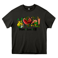 Asphalt peace love  elf Heavy Core Tee - AdoDesignShop