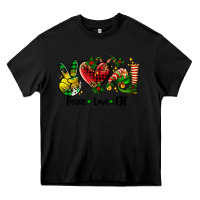 Black peace love  elf Heavy Core Tee - AdoDesignShop