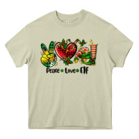 Mossy peace love  elf Heavy Core Tee - AdoDesignShop