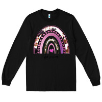 Black Valentines Day Rainbow, Valentines Day Rainbow Cowhide, Long Sleeve Tee - Bettercallsaul
