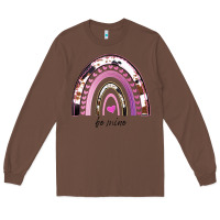 Chestnut Valentines Day Rainbow, Valentines Day Rainbow Cowhide, Long Sleeve Tee - Bettercallsaul
